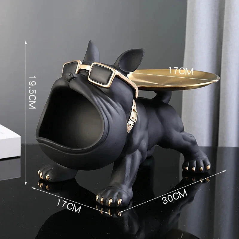 Figurine Chien Bouledogue – Déco Premium avec Rangement - LSDLBoutique