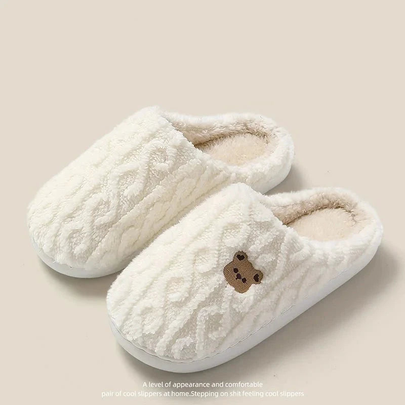 Pantoufles Peluche Ours - LSDLBoutique