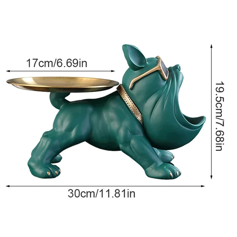 Figurine Chien Bouledogue – Déco Premium avec Rangement - LSDLBoutique
