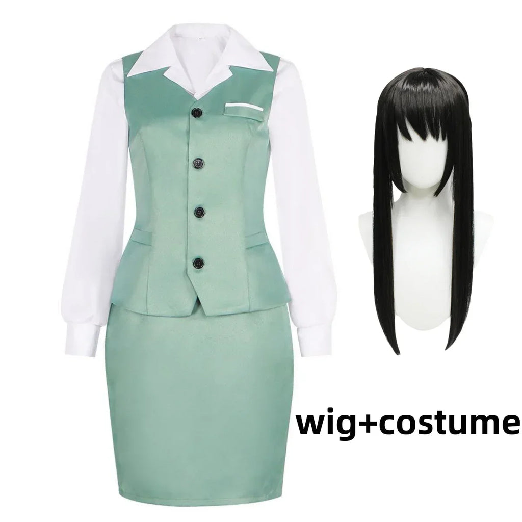 Costume cosplay Yor Forger — Anime SPY×FAMILY – Tenue avec perruque | Les Secrets de Léa