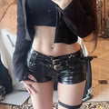 Shorts Cuir Taille Basse - LSDLBoutique
