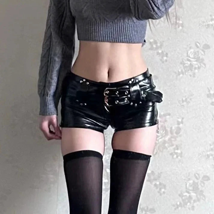 Shorts Cuir Taille Basse - LSDLBoutique