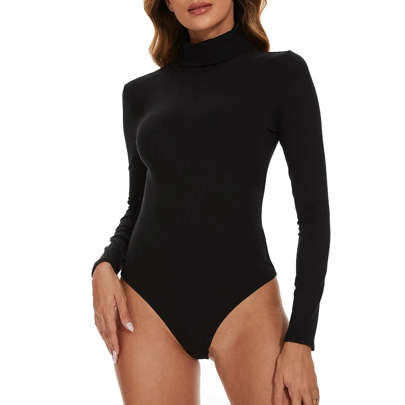 Les Secrets de Léa – Bodysuit thermique col roulé en viscose et spandex – Whitney - LSDLBoutique