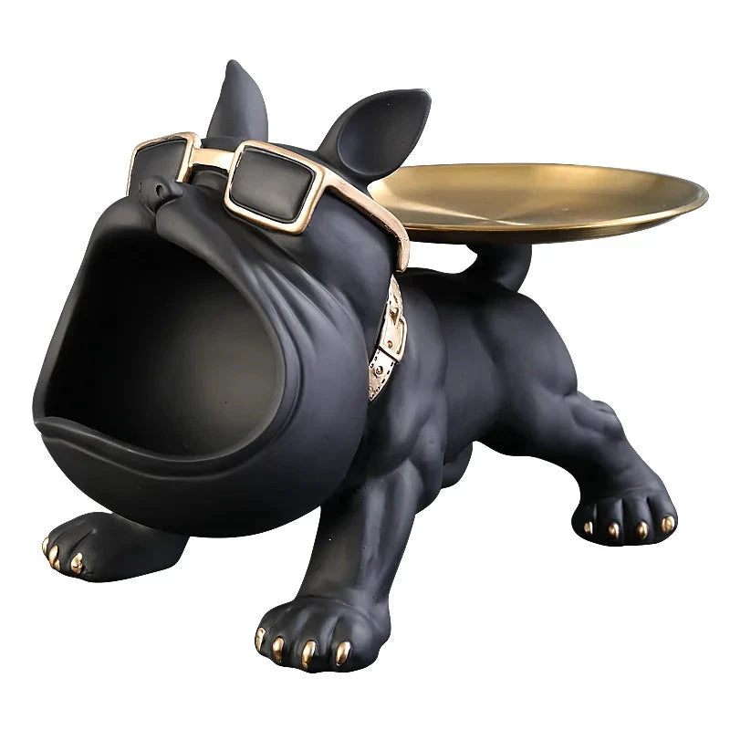 Figurine Chien Bouledogue – Déco Premium avec Rangement - LSDLBoutique