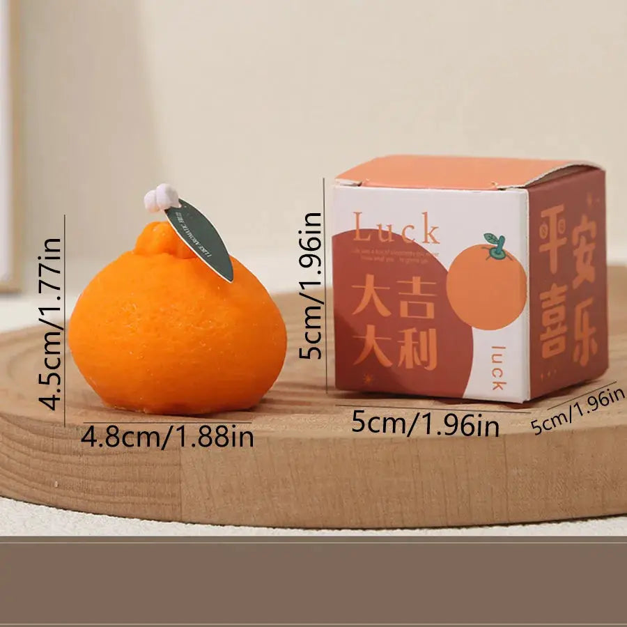 Bougie d'aromathérapie Orange laid de célébrité d'internet, cire de soja, cadeau créatif, accessoires de tournage,…