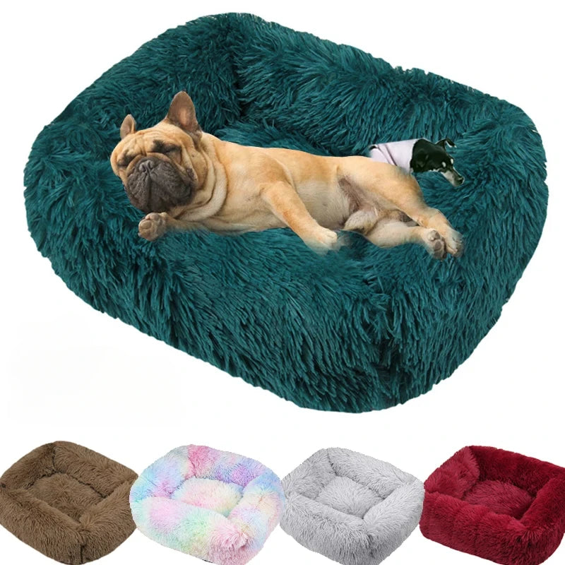 Lit pour chien carré – Peluche lavable - LSDLBoutique
