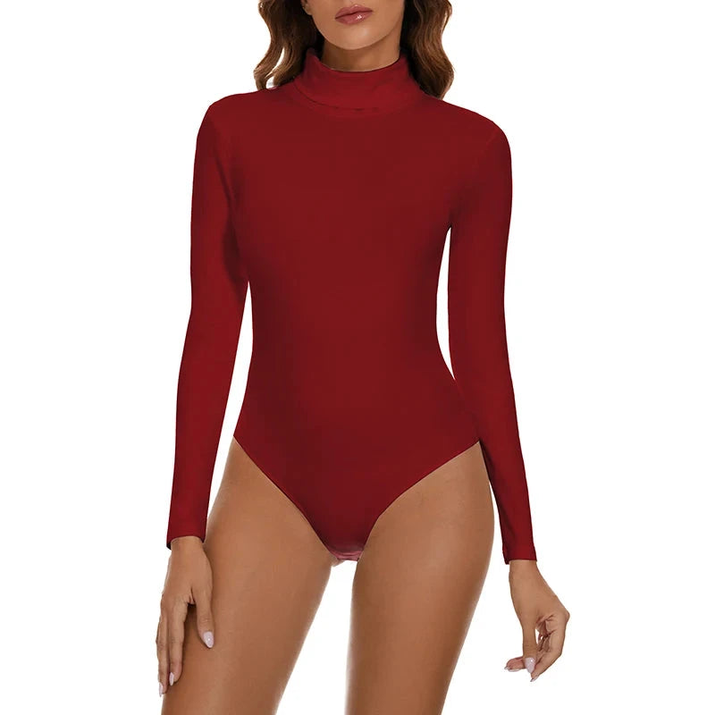Les Secrets de Léa – Bodysuit thermique col roulé en viscose et spandex – Whitney - LSDLBoutique