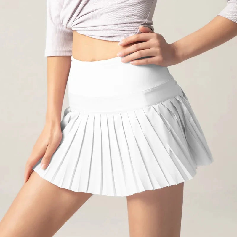 Jupe tennis femme plissée – Taille haute - LSDLBoutique