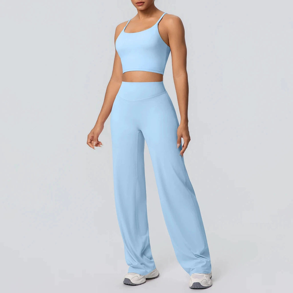 Ensemble Sport Femme – Dos Nu et Pantalon Taille Haute - LSDLBoutique