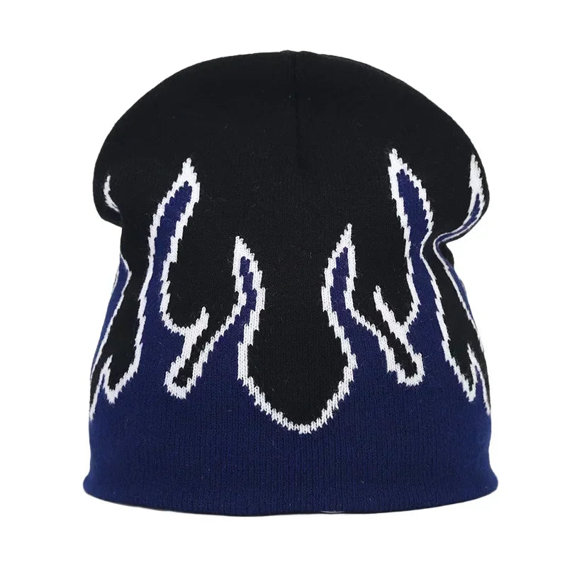 Bonnet jacquard Y2K – 100 motifs, taille unique