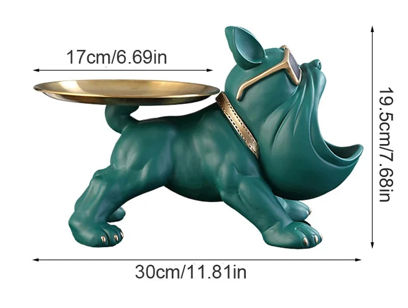 Figurine Chien Bouledogue – Déco Premium avec Rangement - LSDLBoutique