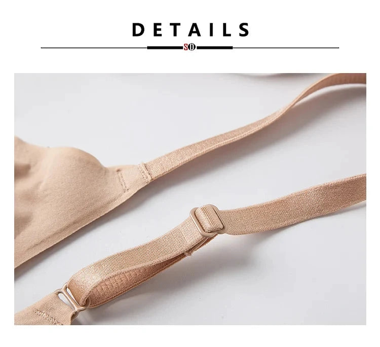 Soutien-gorge sans couture 3/4 tasses avec doublure en soie - LSDLBoutique