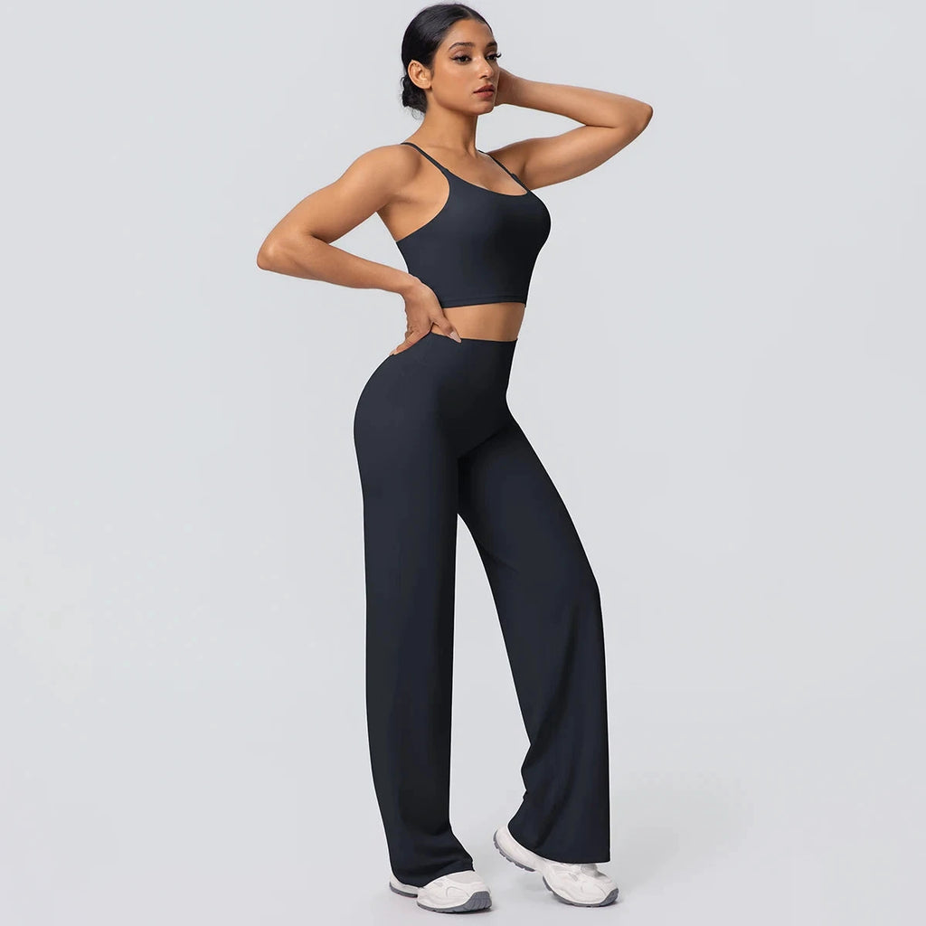 Ensemble Sport Femme – Dos Nu et Pantalon Taille Haute - LSDLBoutique