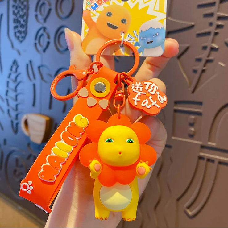 Cartoon Nailong Keychain Kawaii Milk Dragon Schoolbag Decorative Pendant As A Birthday Gift For Your Girlfriend – D