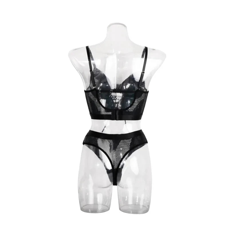 Les Secrets de Léa – Ensemble lingerie bustier et culotte – Athéna - LSDLBoutique