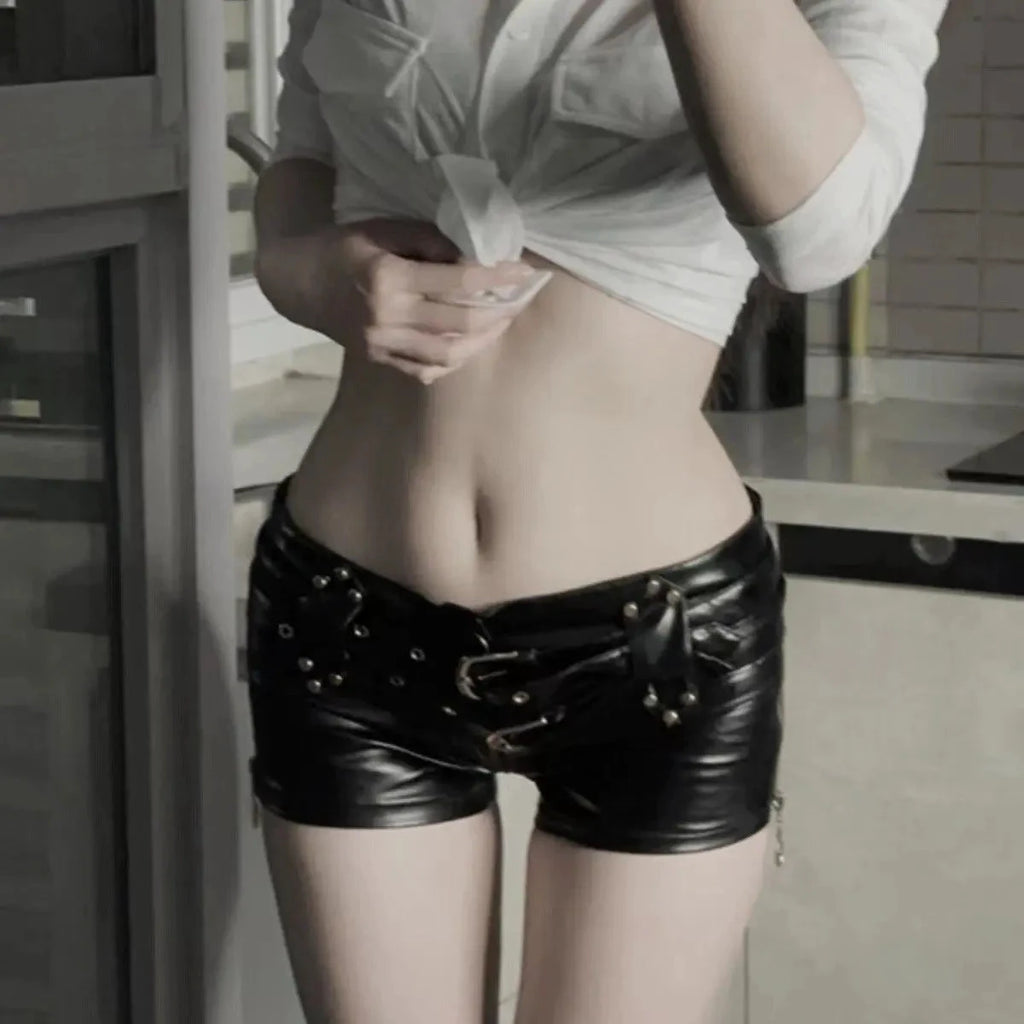 Shorts Cuir Taille Basse - LSDLBoutique