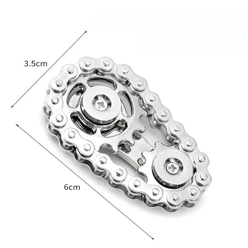 Metal Gear Hand Spinner - Acier inox à engrenages - LSDLBoutique