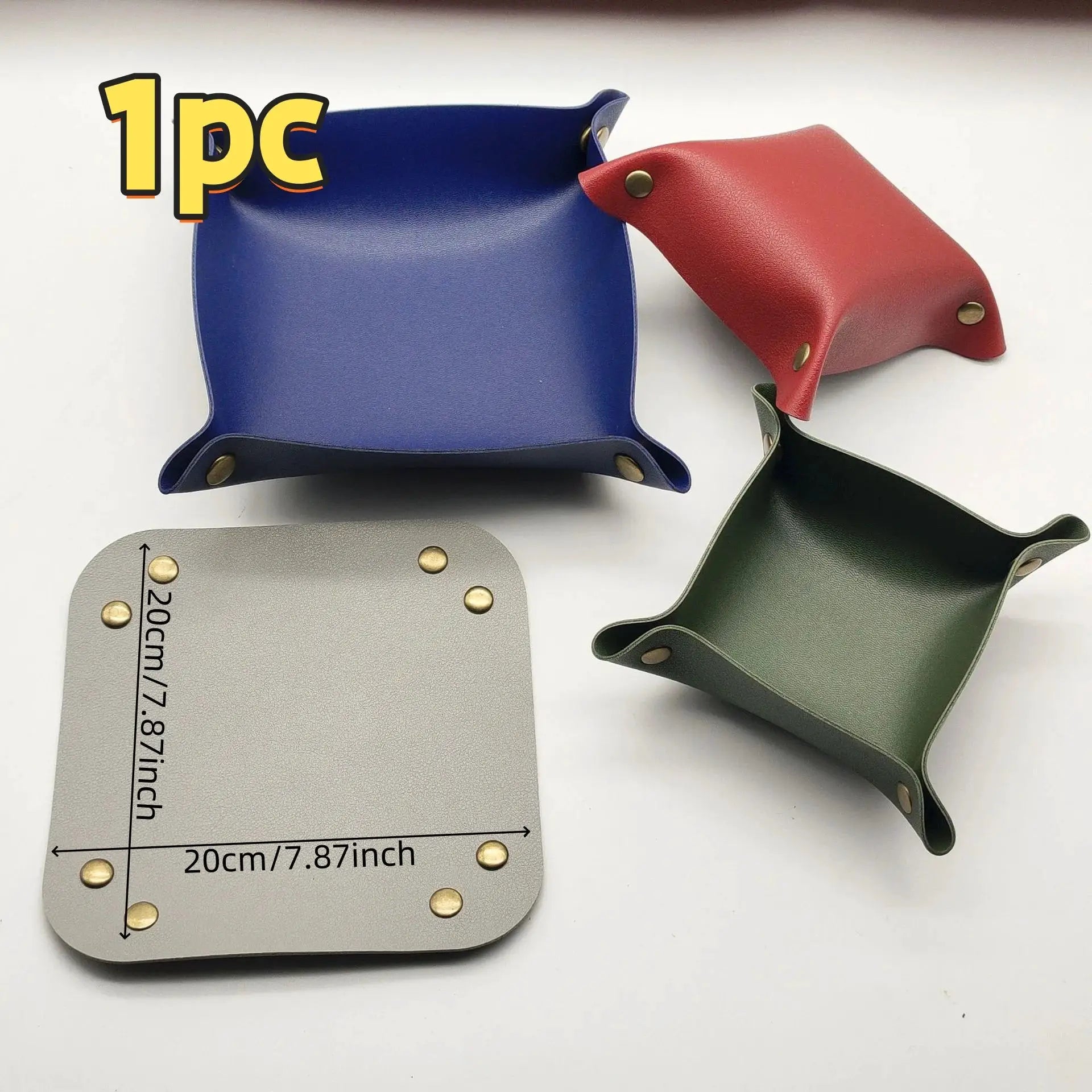 Plateau de roulement pliable en cuir – 20 cm 