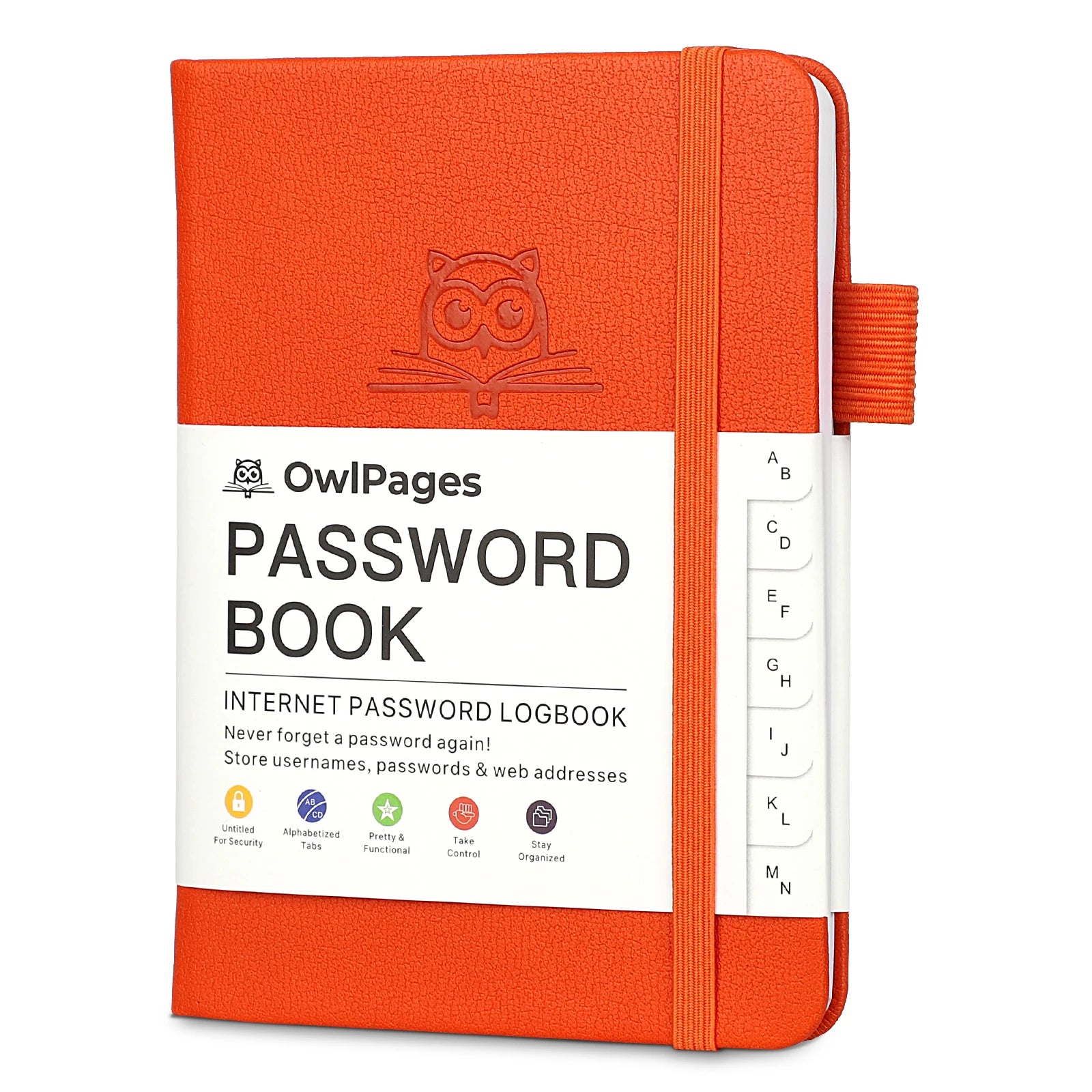 Password Notebook with Hardcover and Alphabetical Tabs