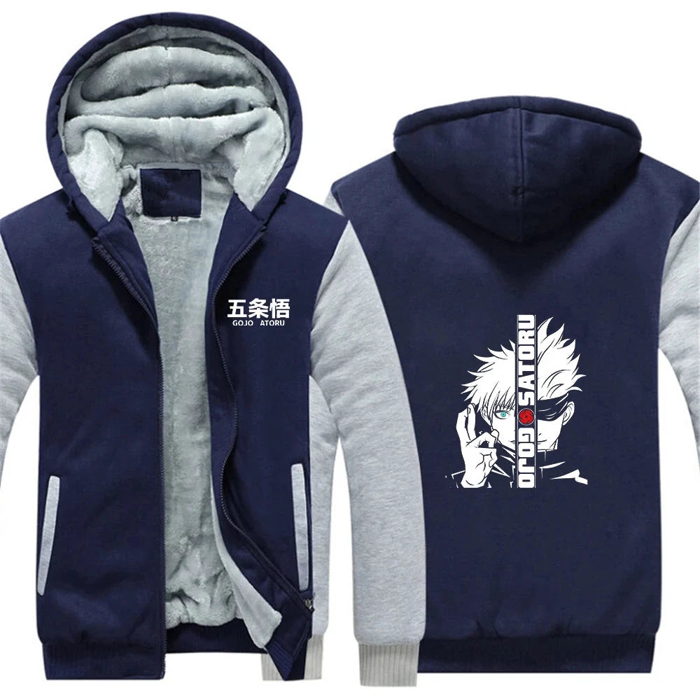 Veste à capuche polaire homme – Jujutsu Kaisen Gojo Satoru - LSDLBoutique
