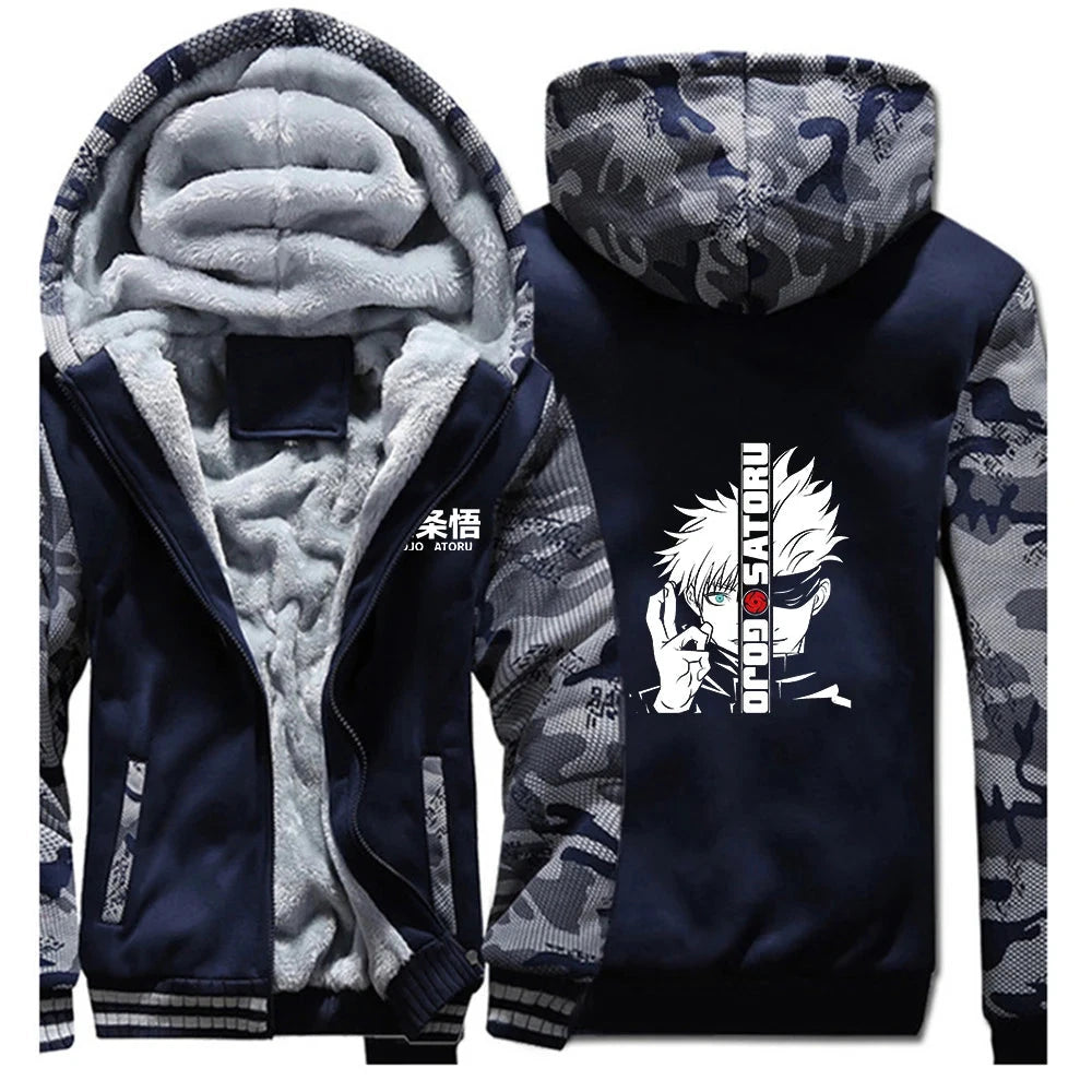 Veste à capuche polaire homme – Jujutsu Kaisen Gojo Satoru - LSDLBoutique