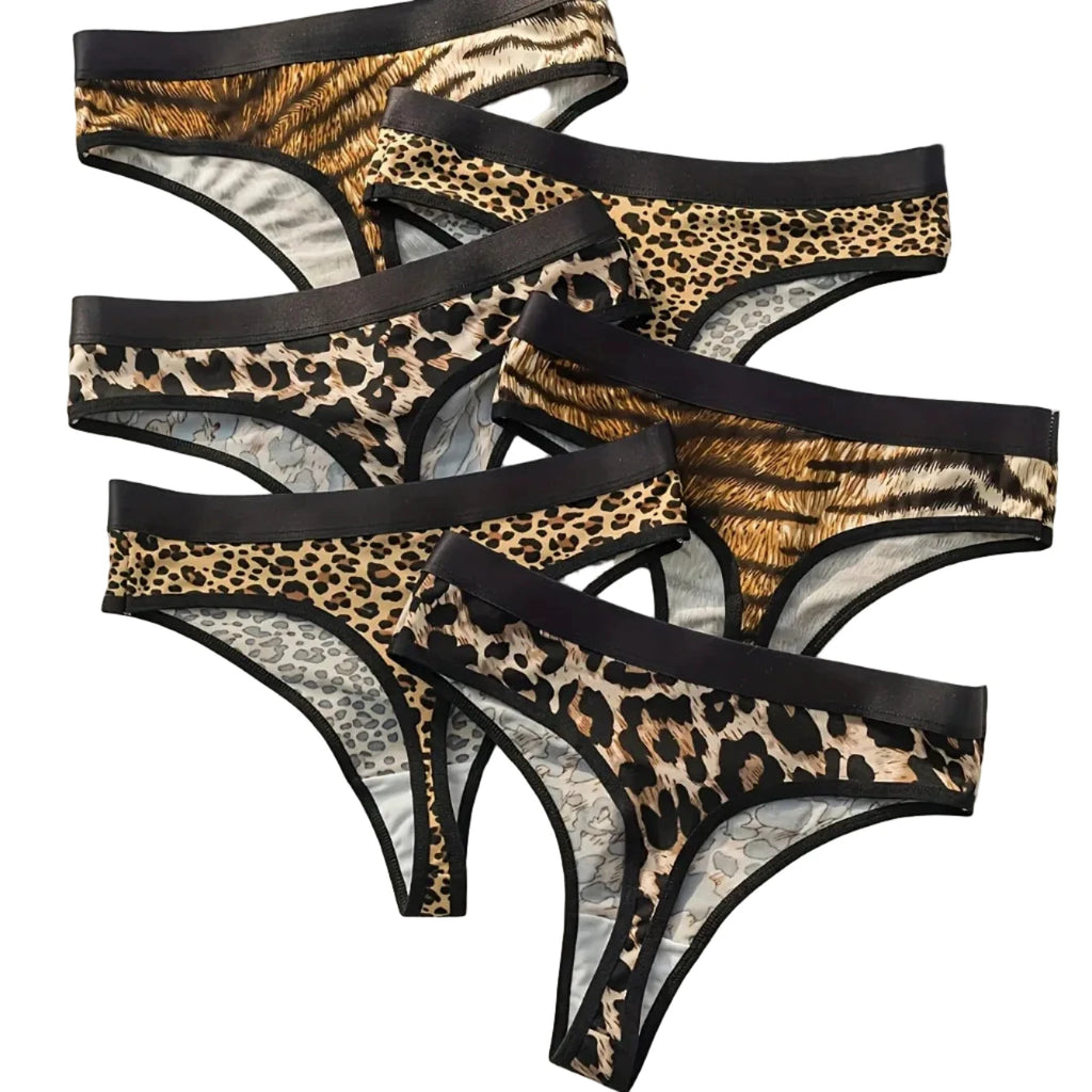 Les Secrets de Léa – Culotte string imprimé animal doublure coton – Félindra - LSDLBoutique