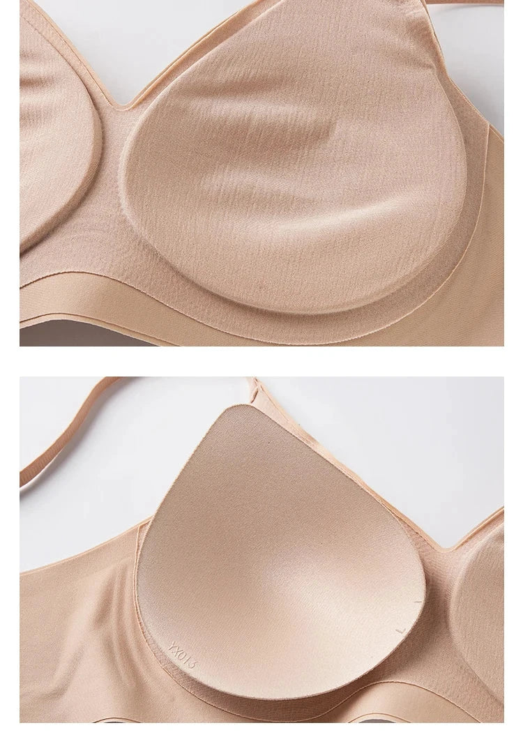 Soutien-gorge sans couture 3/4 tasses avec doublure en soie - LSDLBoutique