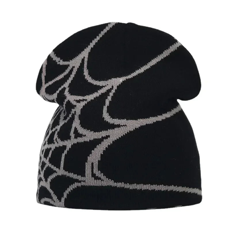 Bonnet jacquard Y2K – 100 motifs, taille unique