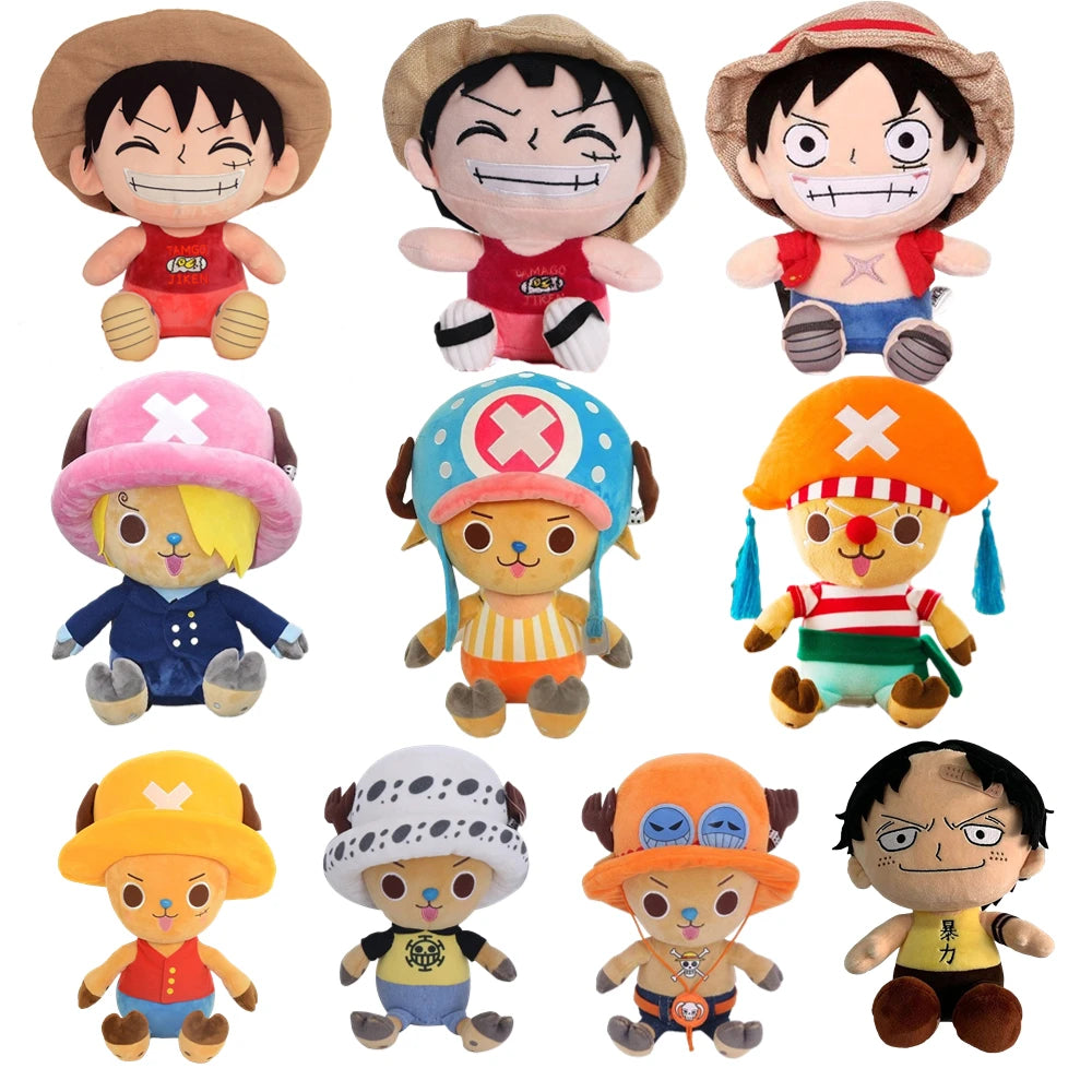 One Piece Plüschfigur – Luffy, Chopper, Ace, Zoro, Law