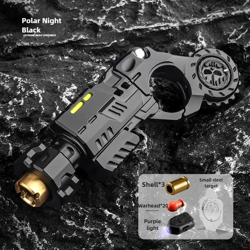 Pistolet jouet en alliage à éjection de douilles et toupie - LSDLBoutique