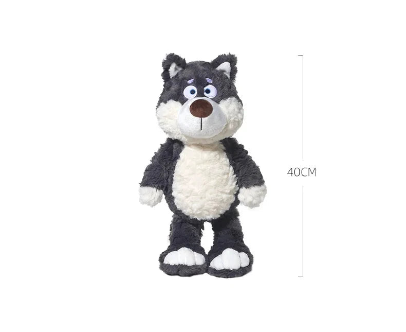 Peluche Loup Gris 40 Cm - LSDLBoutique