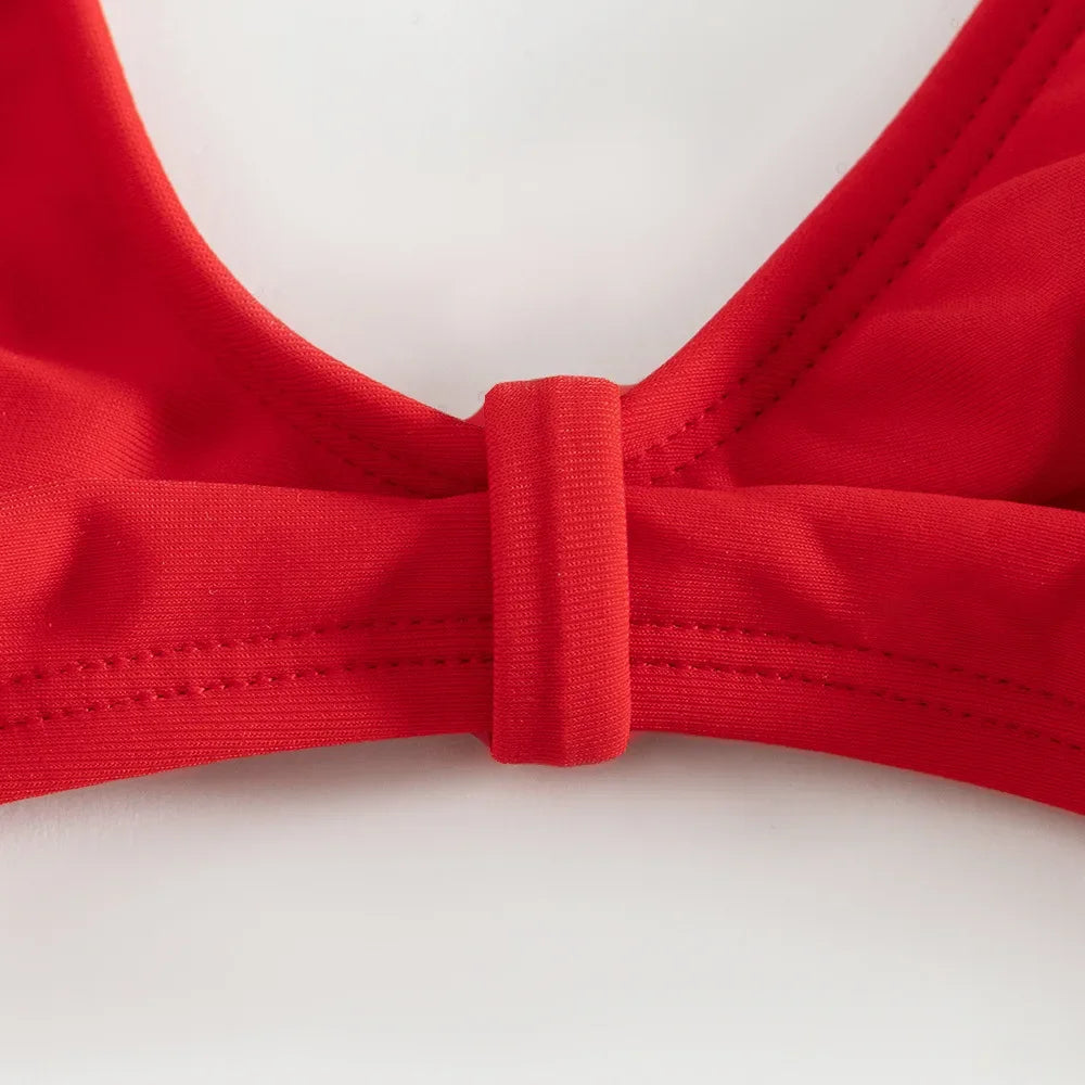 Sexy Ladies' Two-Piece Triangle Bikini Swimsuit Attractive Poolwear Comfortable Fabric Fashionable Design for Women – vue 3