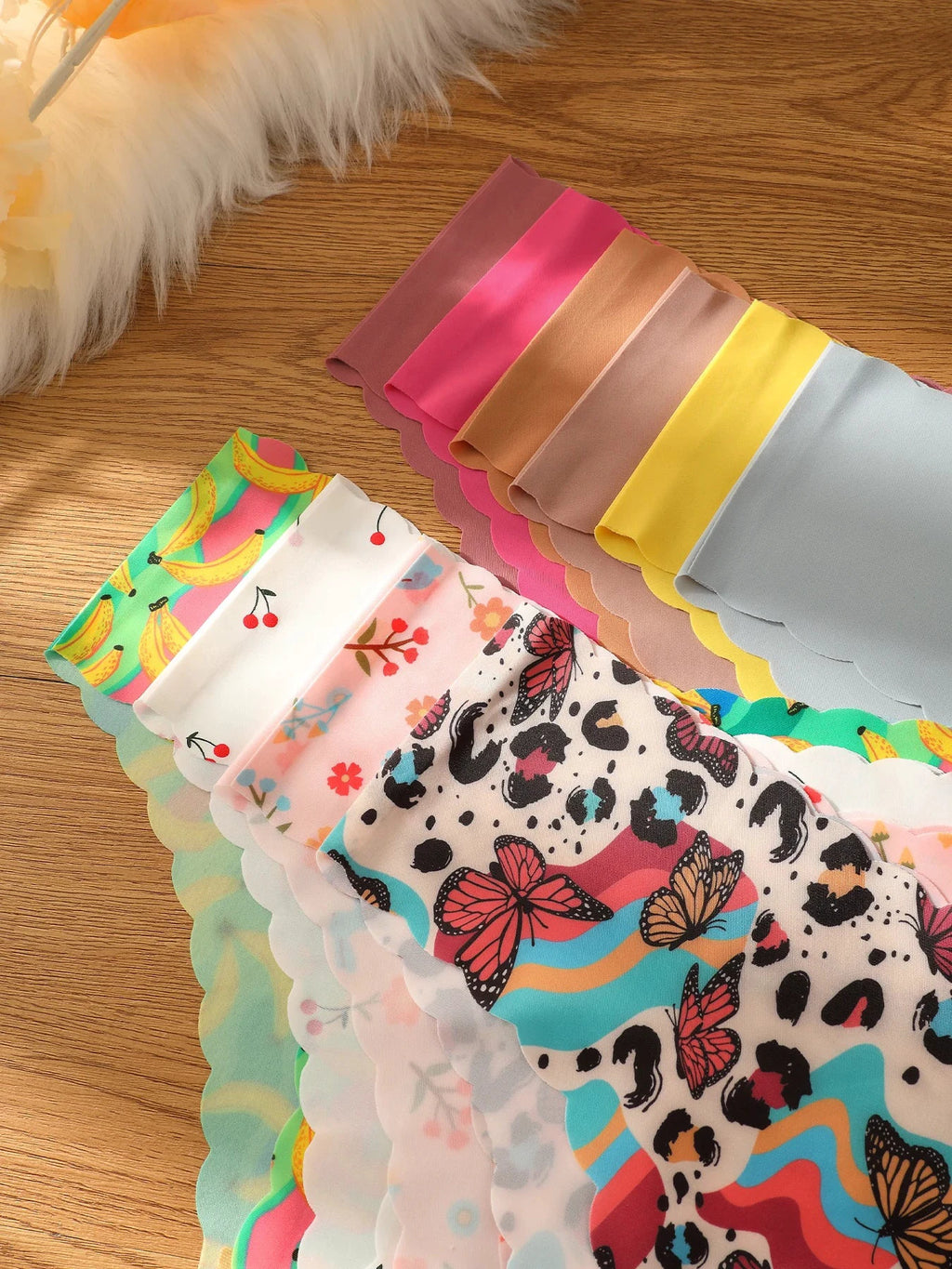 Les Secrets de Léa – Lot de 10 Culottes sans couture triangle ondulé – Flavie - LSDLBoutique