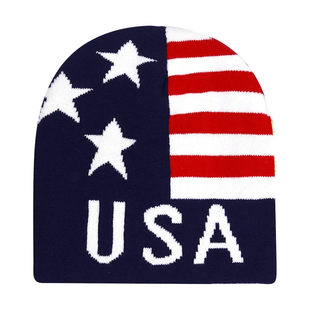 Bonnet jacquard Y2K – 100 motifs, taille unique