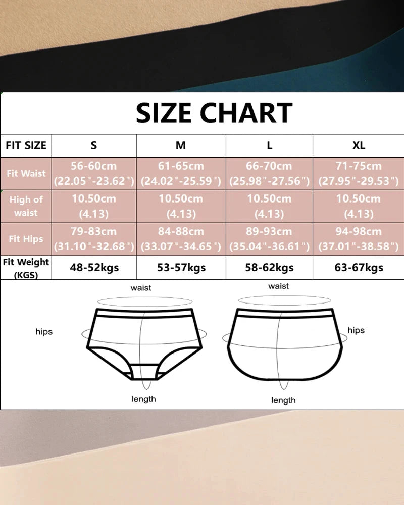 Les Secrets de Léa – Lot de 8 culottes sans couture taille haute – Neela - LSDLBoutique