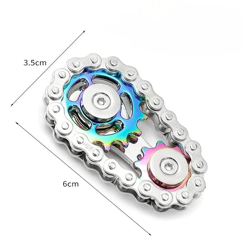 Metal Gear Hand Spinner - Acier inox à engrenages - LSDLBoutique
