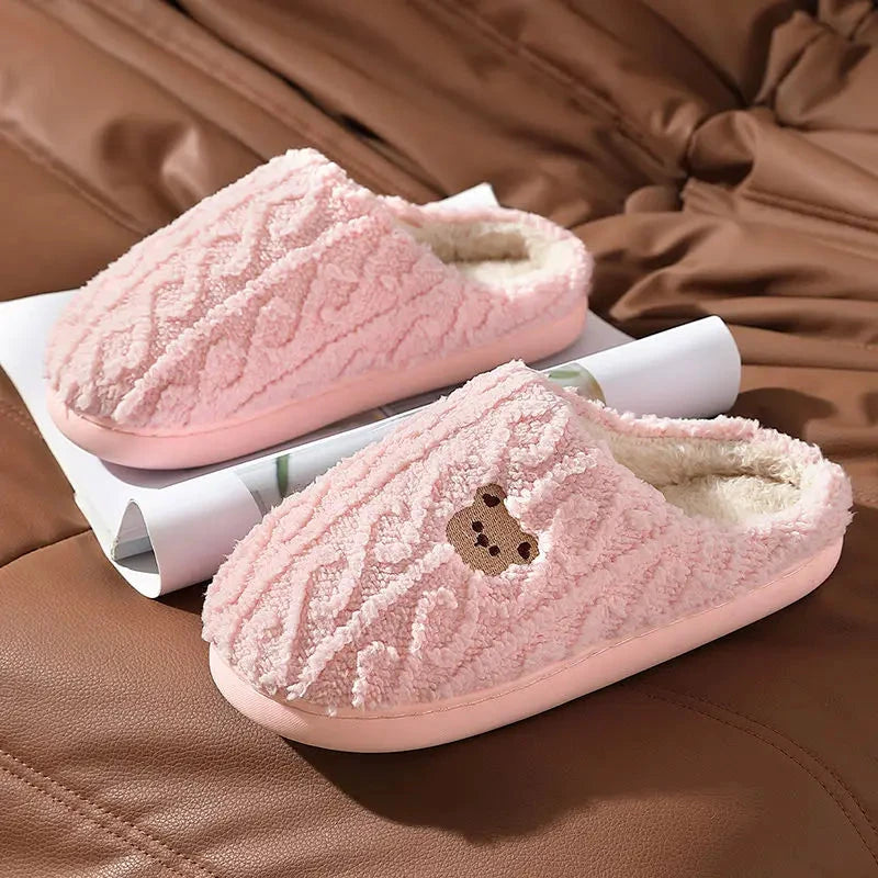 Pantoufles Peluche Ours - LSDLBoutique