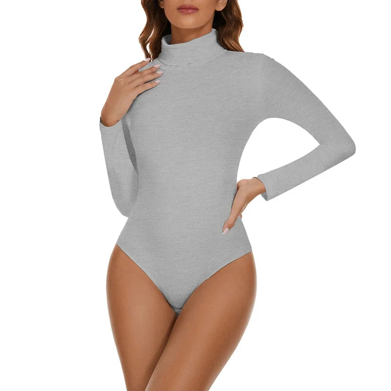 Les Secrets de Léa – Bodysuit thermique col roulé en viscose et spandex – Whitney - LSDLBoutique