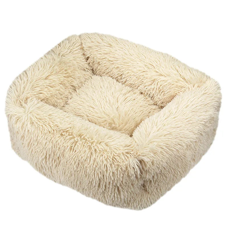 Lit pour chien carré – Peluche lavable - LSDLBoutique