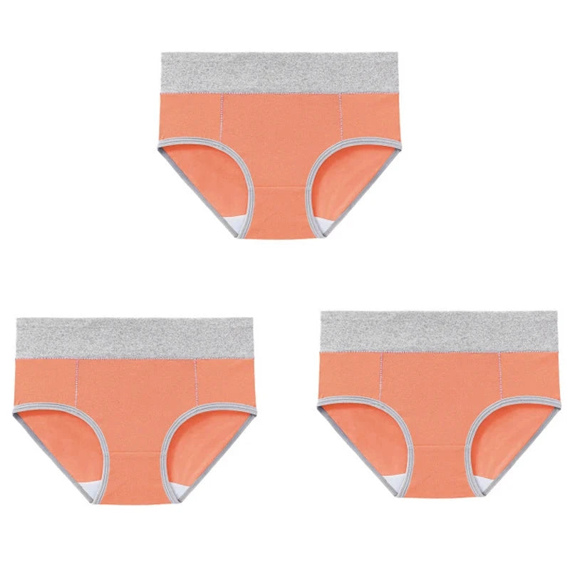 High-Waisted Cotton Briefs (Pack of 3) – Chen Asta