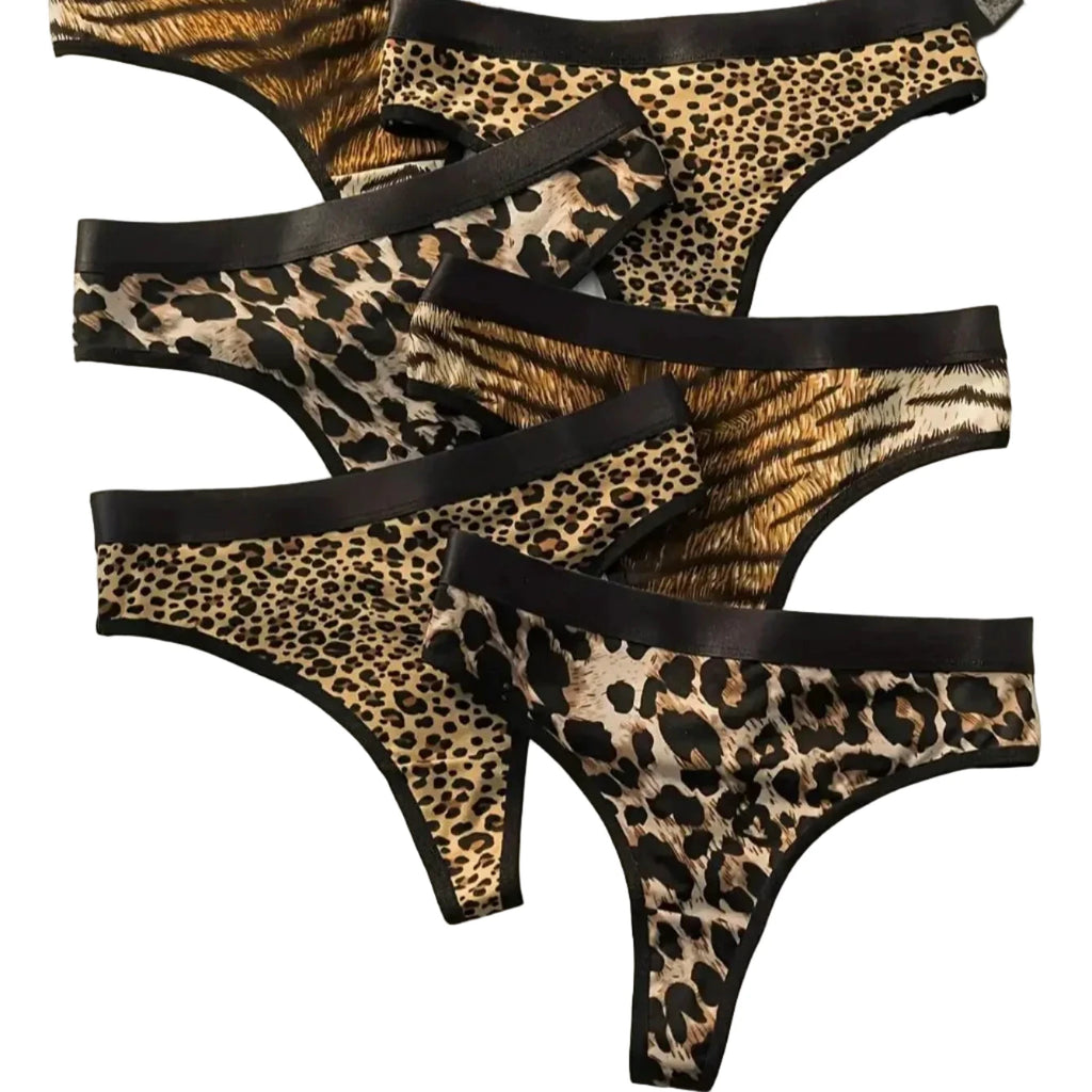 Les Secrets de Léa – Culotte string imprimé animal doublure coton – Félindra - LSDLBoutique