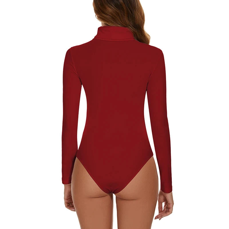 Les Secrets de Léa – Bodysuit thermique col roulé en viscose et spandex – Whitney - LSDLBoutique