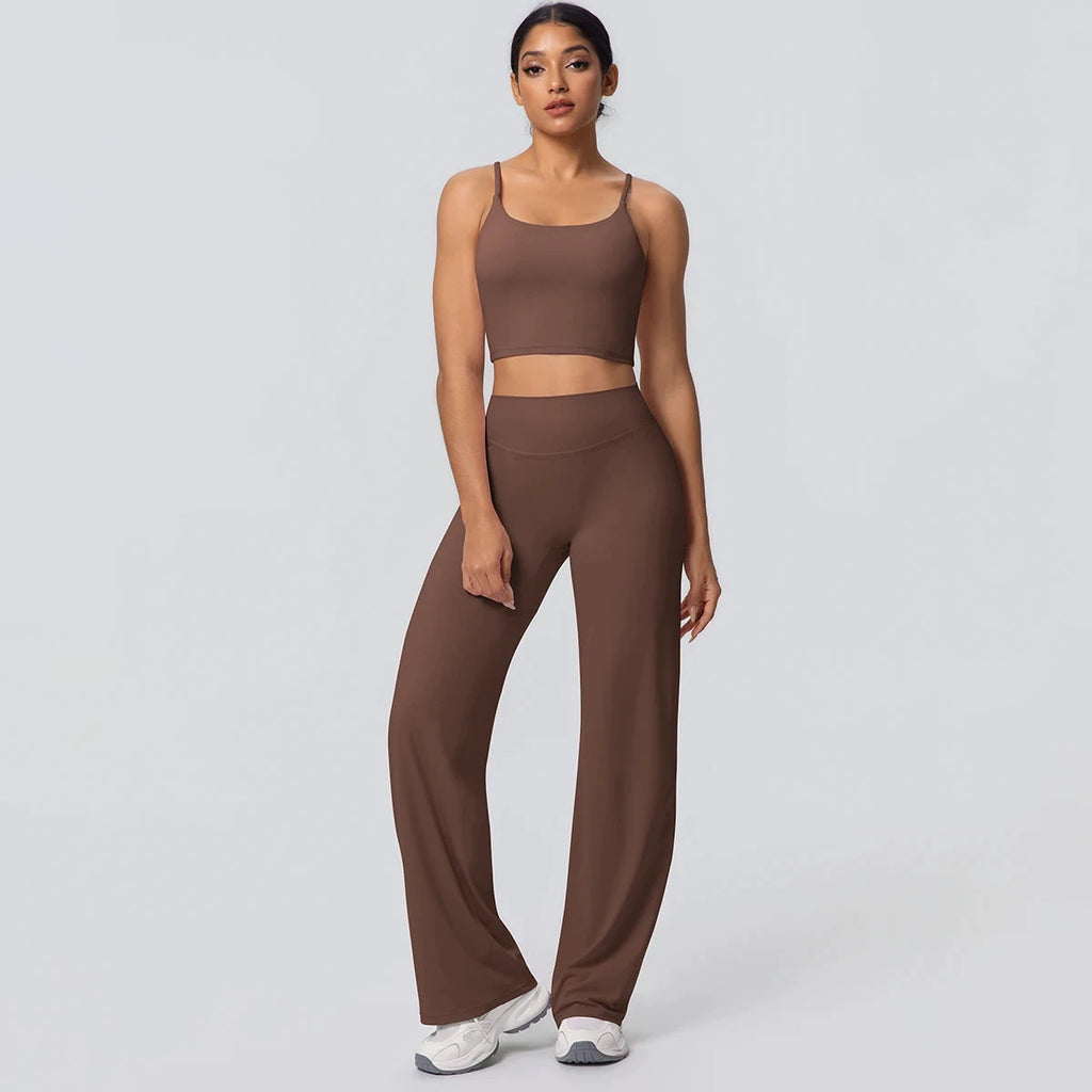 Ensemble Sport Femme – Dos Nu et Pantalon Taille Haute - LSDLBoutique