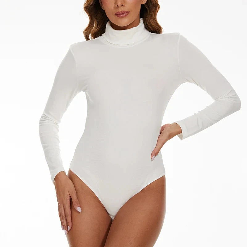 Les Secrets de Léa – Bodysuit thermique col roulé en viscose et spandex – Whitney - LSDLBoutique