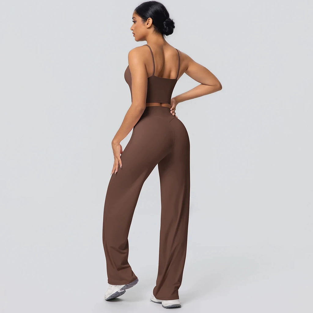 Ensemble Sport Femme – Dos Nu et Pantalon Taille Haute - LSDLBoutique
