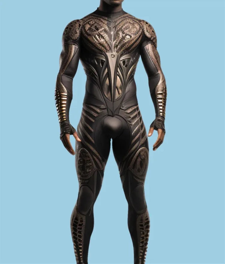Combinaison armure robot futuriste — Costume steampunk techwear