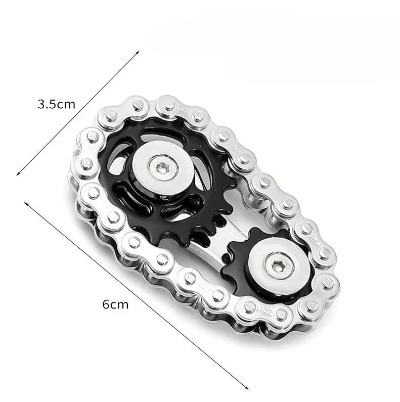 Metal Gear Hand Spinner - Acier inox à engrenages - LSDLBoutique
