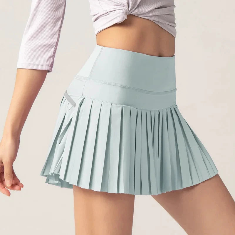 Jupe tennis femme plissée – Taille haute - LSDLBoutique
