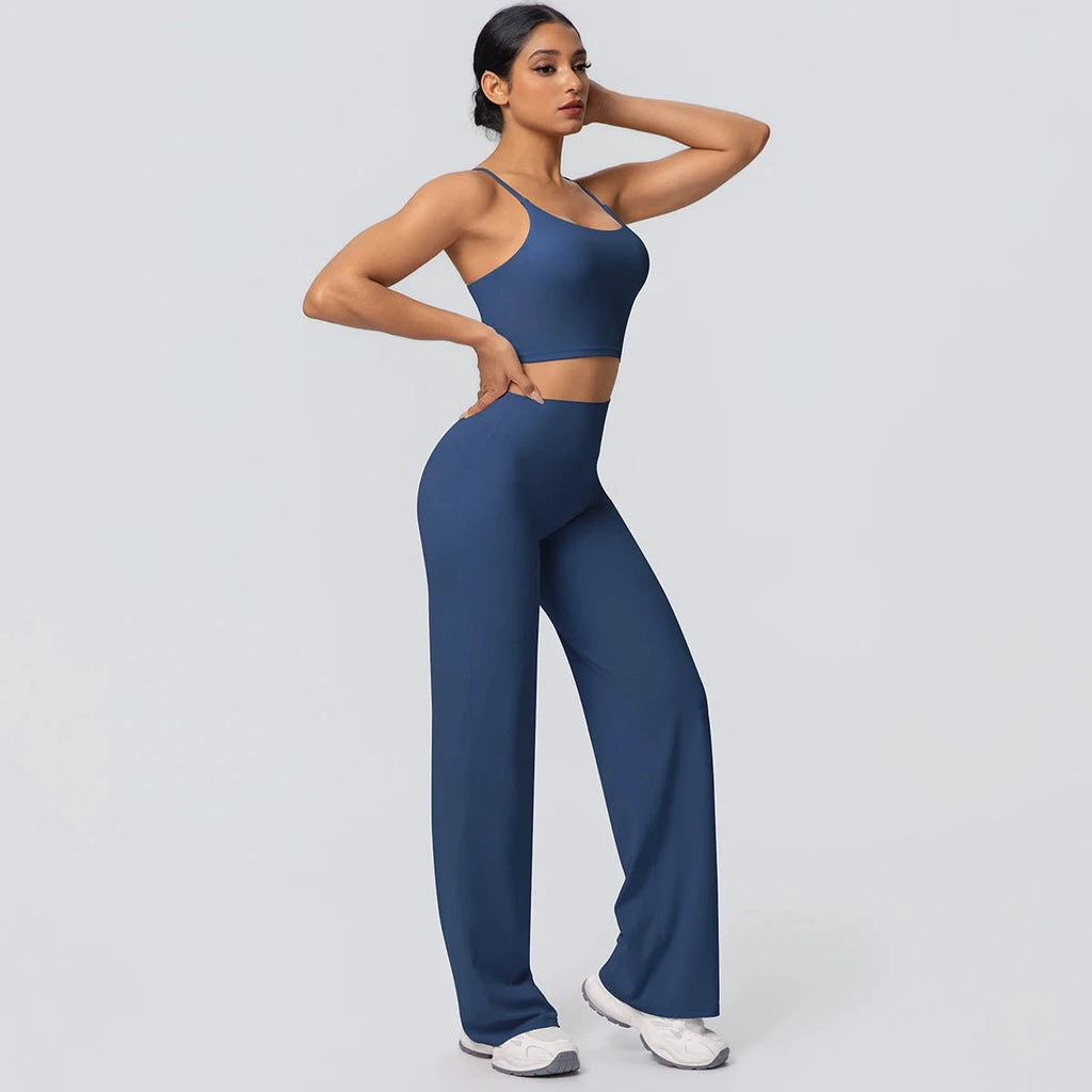 Ensemble Sport Femme – Dos Nu et Pantalon Taille Haute - LSDLBoutique
