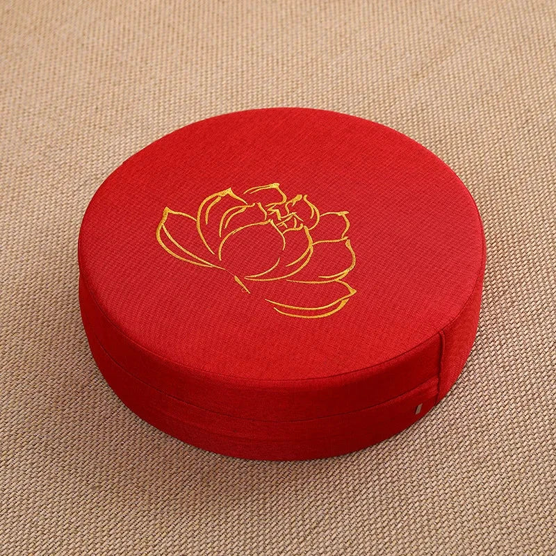 Coussin Lin Yoga et Méditation 40x6 cm